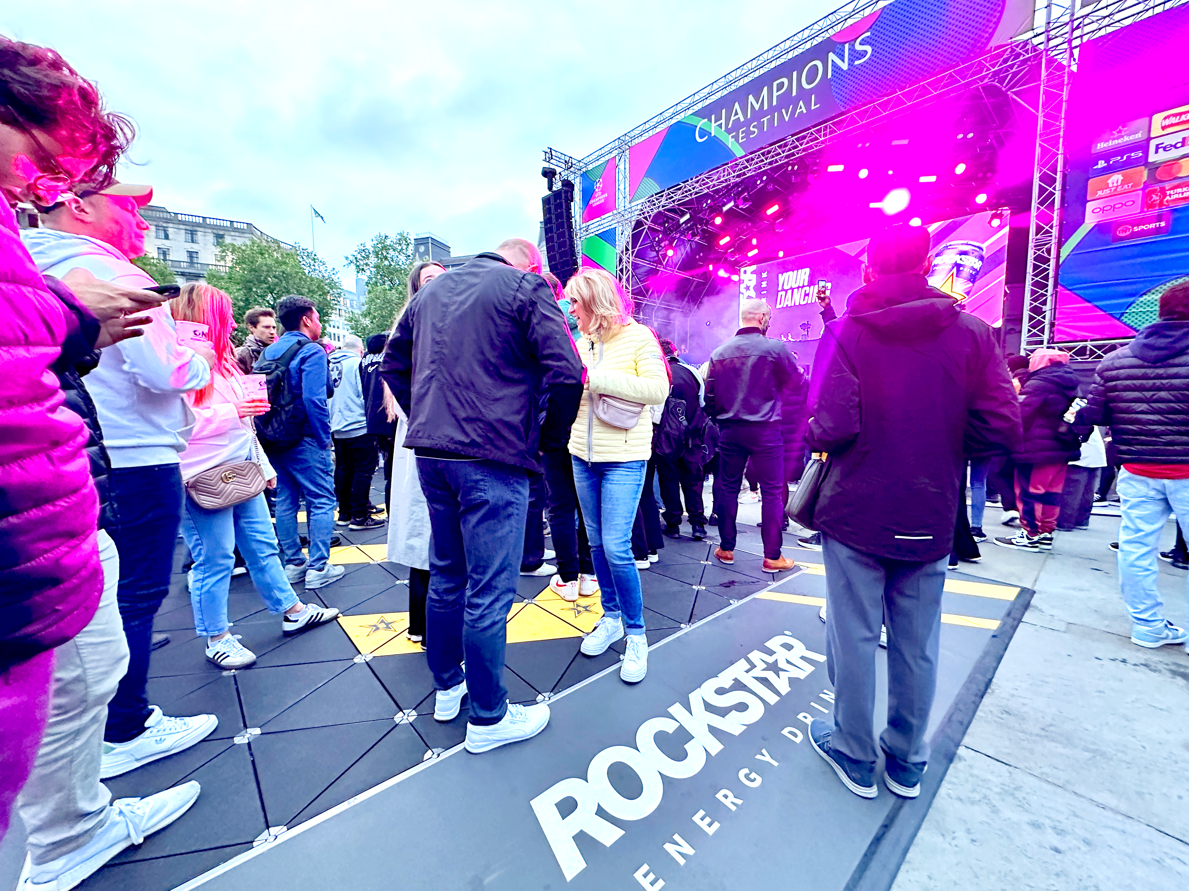 Pavegen and Rockstar Energy Dance Floor